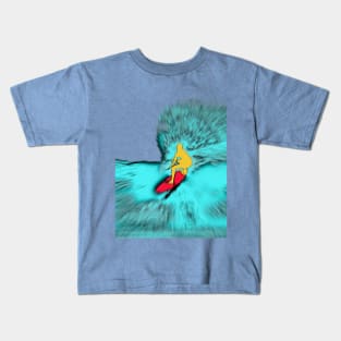 Surfer Making the Drop zoom Kids T-Shirt